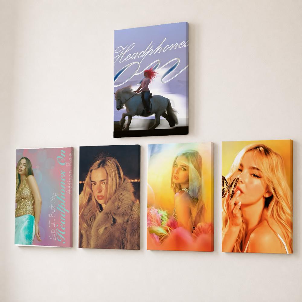 Singer A-addison Rae Painting  - Canvas Wrap Ready ulasan dan harga