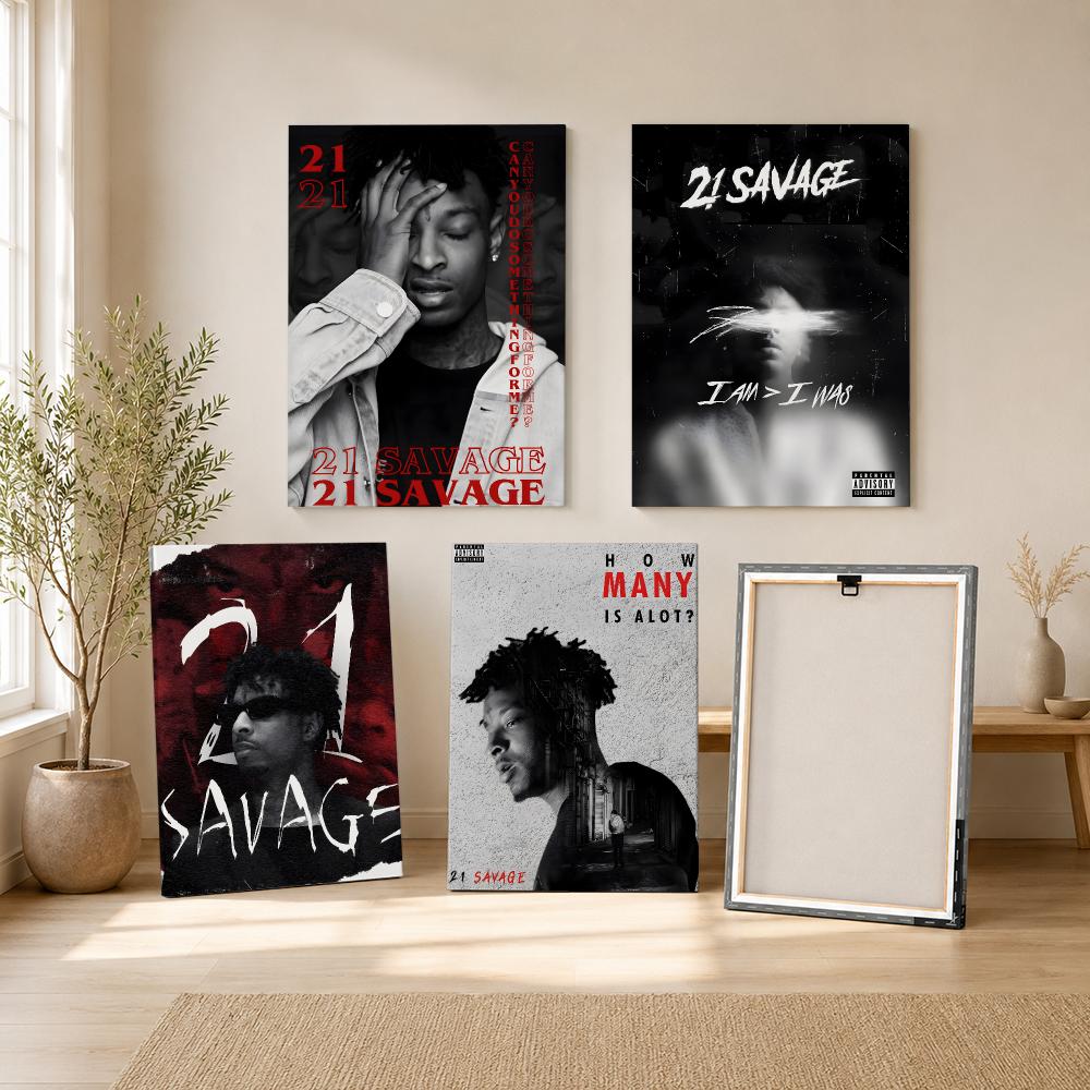Popular Singer Rapper 21 S-Sav - Canvas Wrap Ready ulasan dan harga