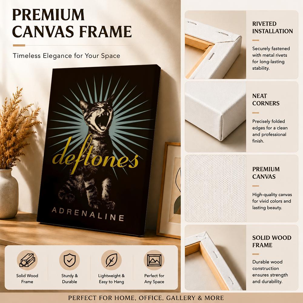 Rock Band D-Deftones Painting  - Canvas Wrap Ready ulasan dan harga