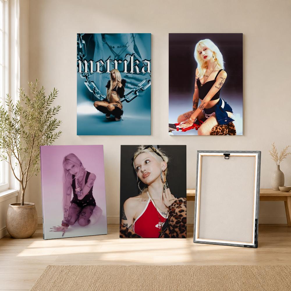 Rapper Singer M-Metrika Painti - Canvas Wrap Ready ulasan dan harga