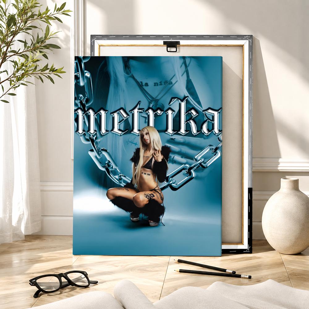 Rapper Singer M-Metrika Painti - Canvas Wrap Ready ulasan dan harga