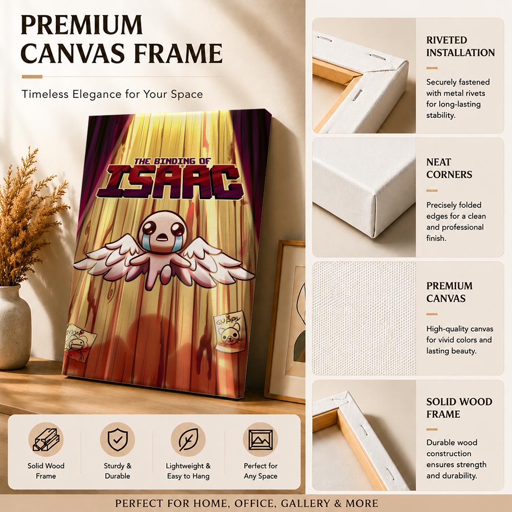 Game The B-Binding Of Isaac Pa - Canvas Wrap Ready ulasan dan harga