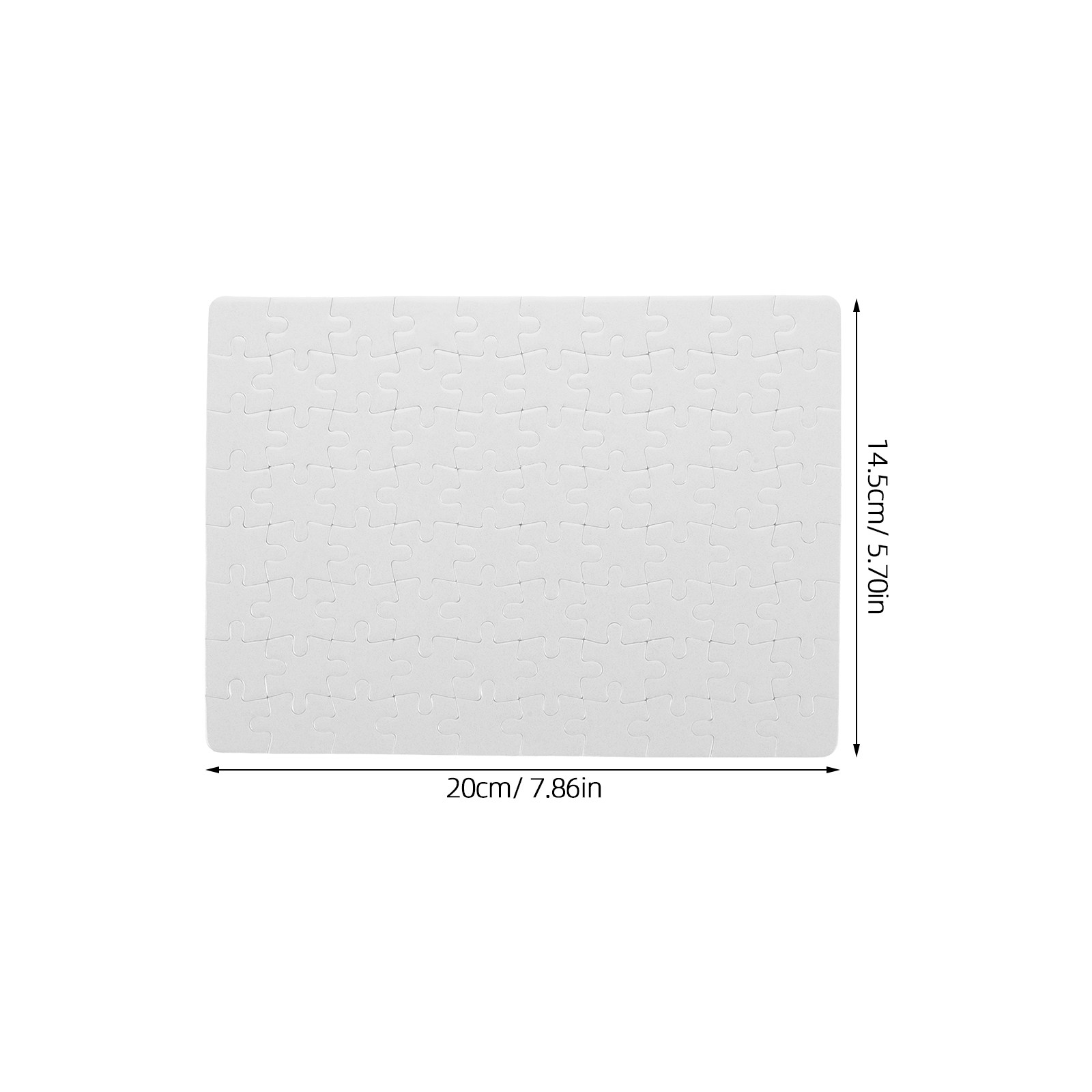 4Sheets Blank Jigsaw Puzzles W - Puzzle Blank White ulasan dan harga