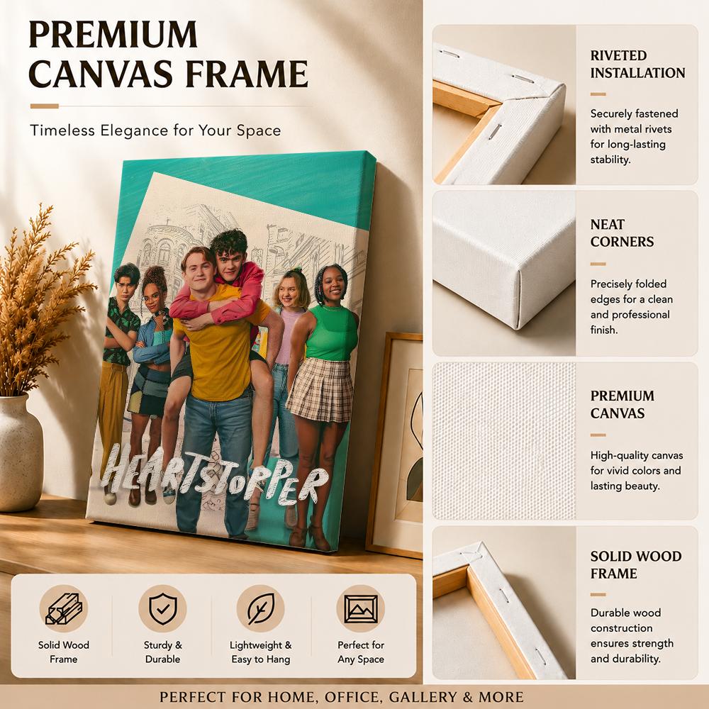TV Hot H-Heartstopper Movie Pa - Canvas Wrap Ready ulasan dan harga