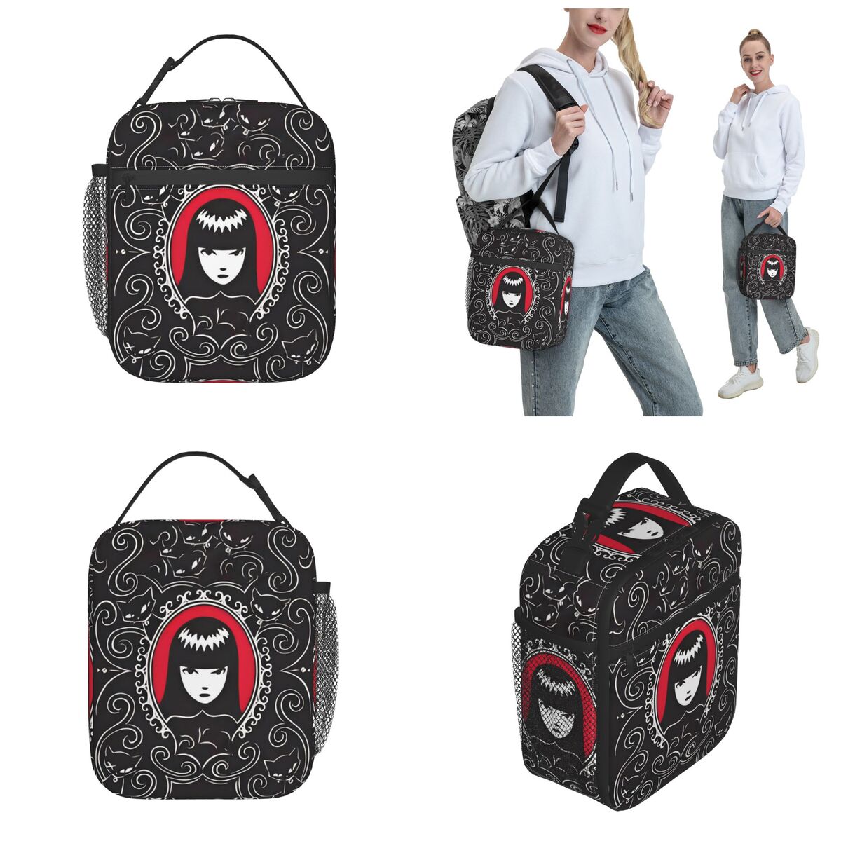 E-Emily The Strange Funny Prin - Tote Bag Sublimation ulasan dan harga
