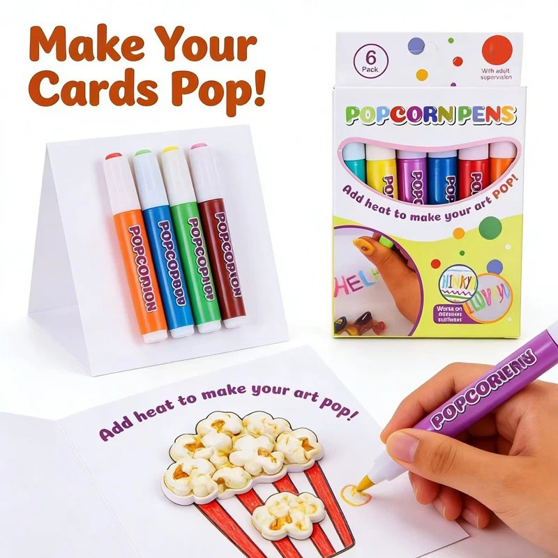 Magic Popcorn Pens 6 Colors He - Copic Marker Sketch ulasan dan harga